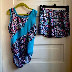 Girls gymnastic leotard